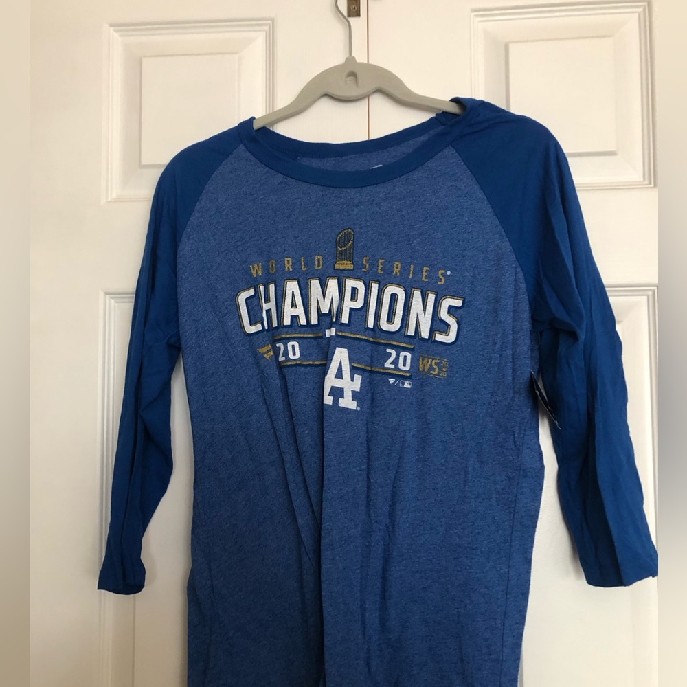 Dodgers World Series 3/4 sleeve